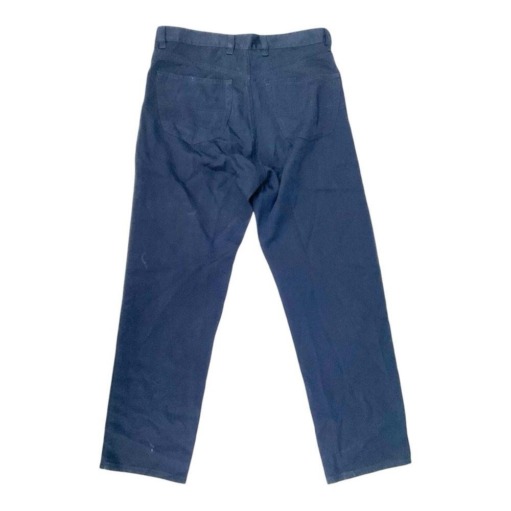 Ermenegildo Zenga Men’s Black Cotton Pants Size 34 - Picture 4 of 4